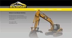 Desktop Screenshot of lonemountainmachinery.com